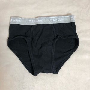 Black Cotton Calvin Klein brief
Size small